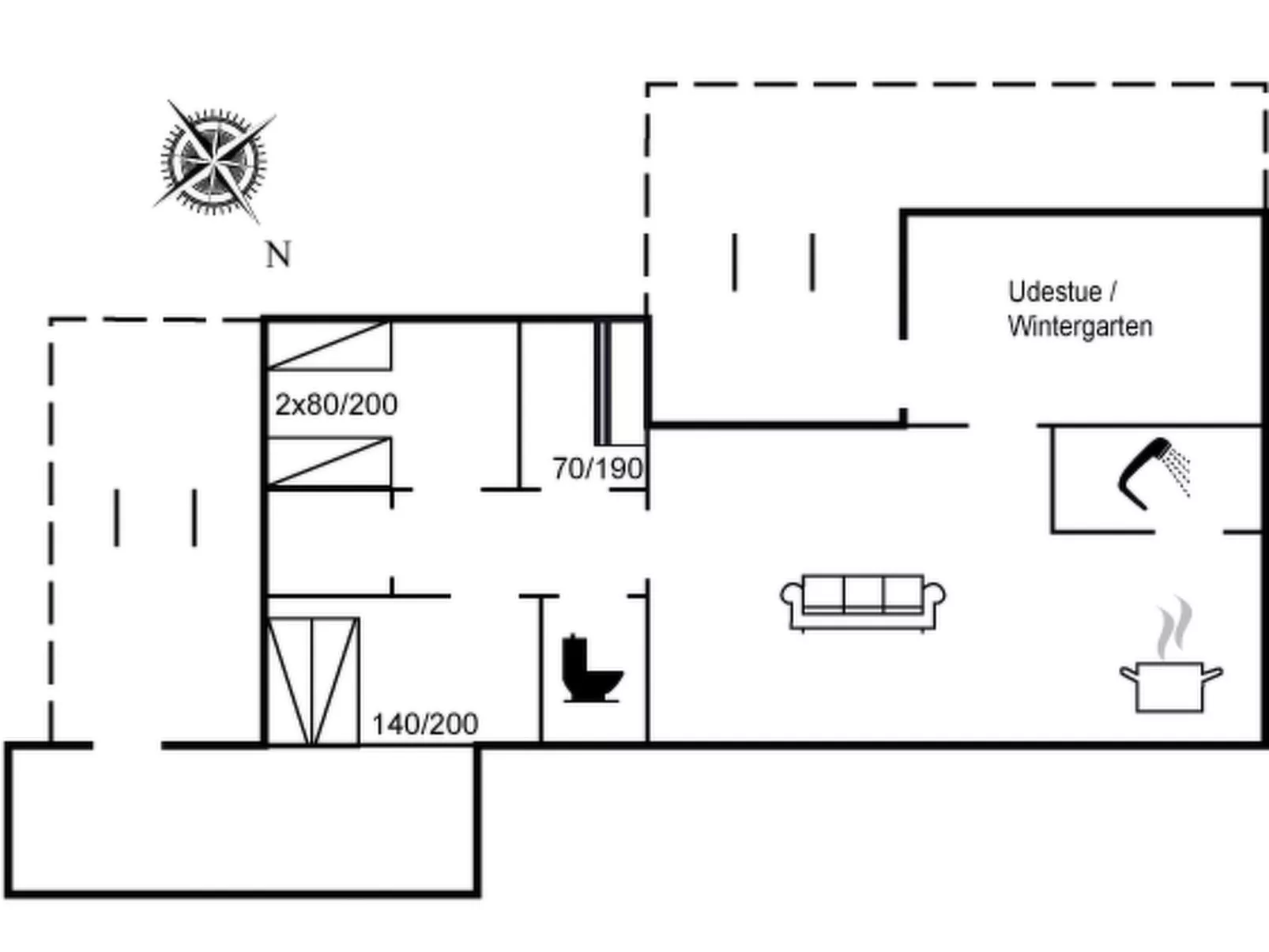 "Gundina" - 2km from the sea