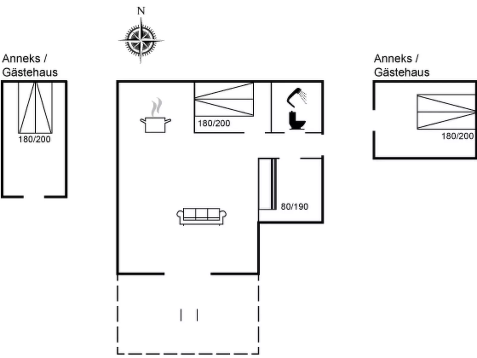 "Alika" - 200m to the fjord