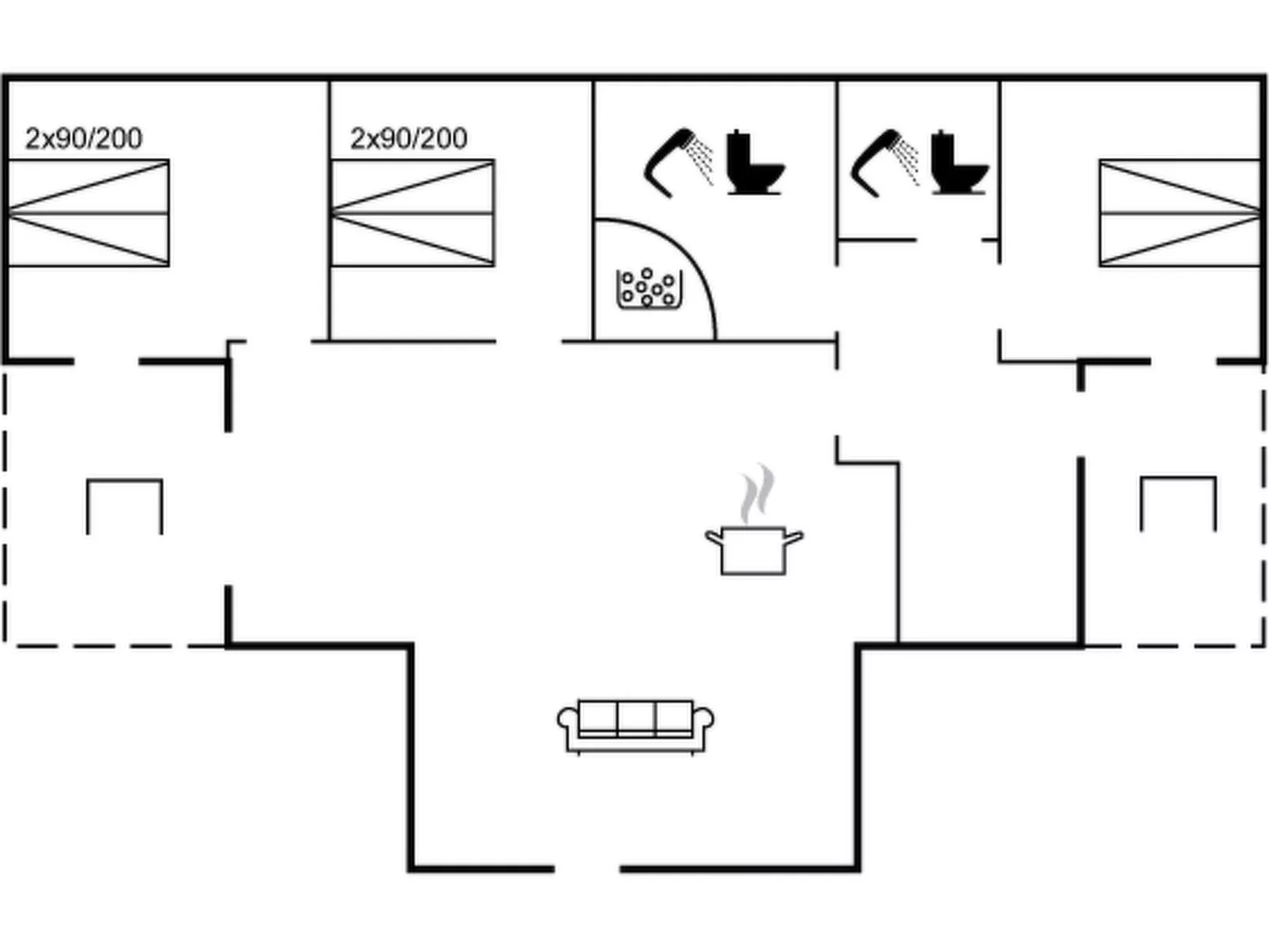 "Raakel" - 950m from the sea