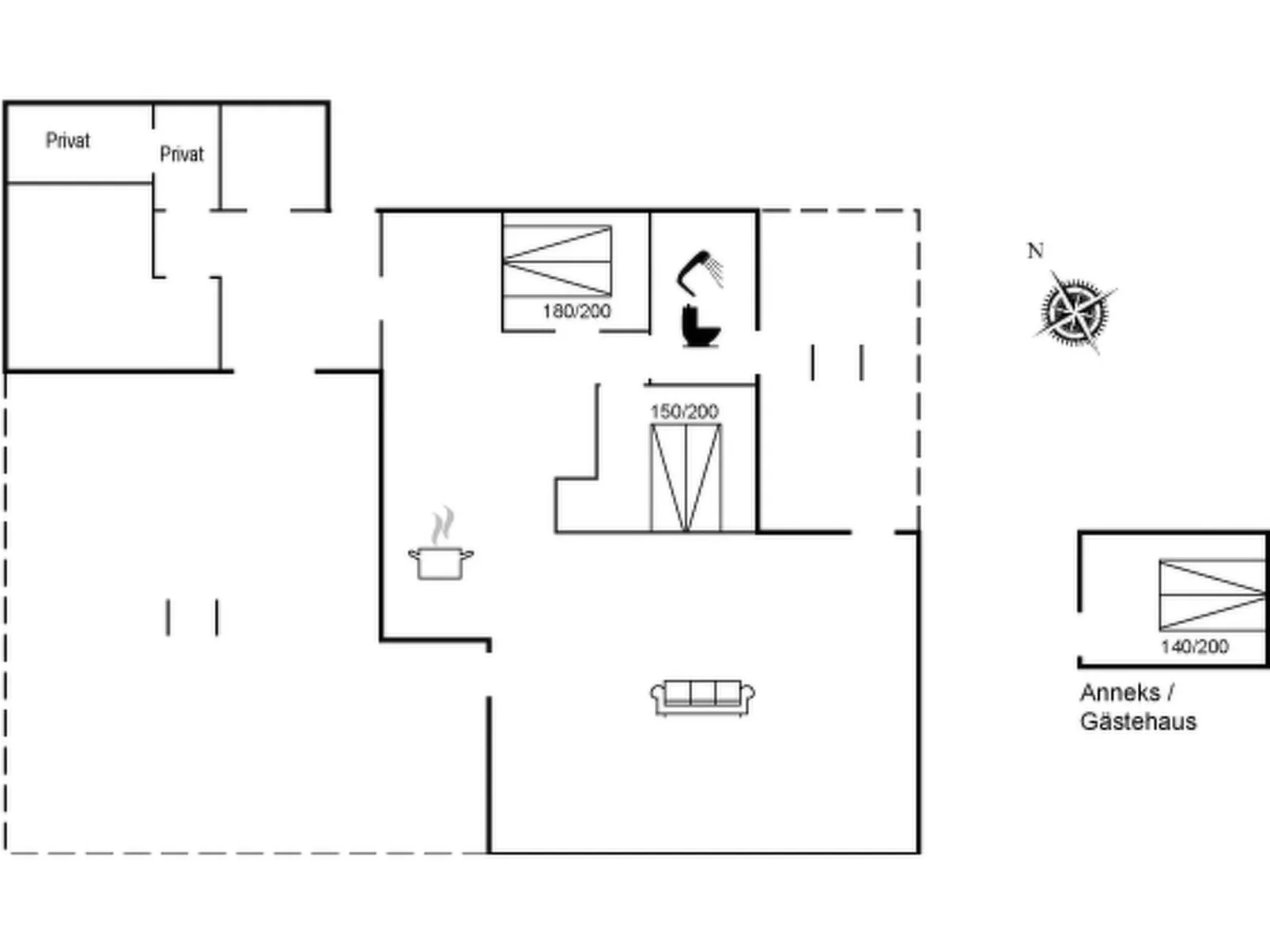 "Sigfred" - 1.5km from the sea