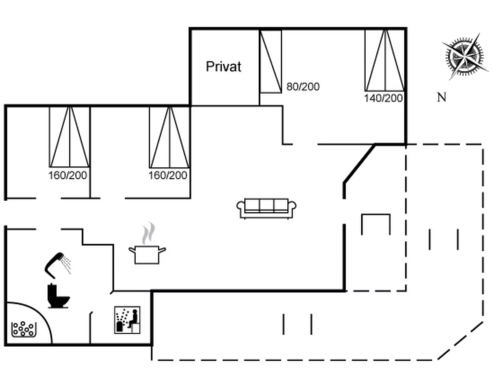 "Emeli" - 1.3km from the sea