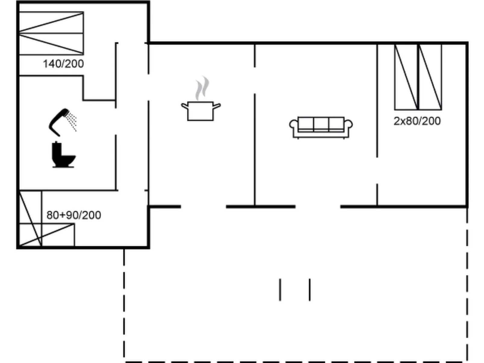 "Læff" - 50m from the sea