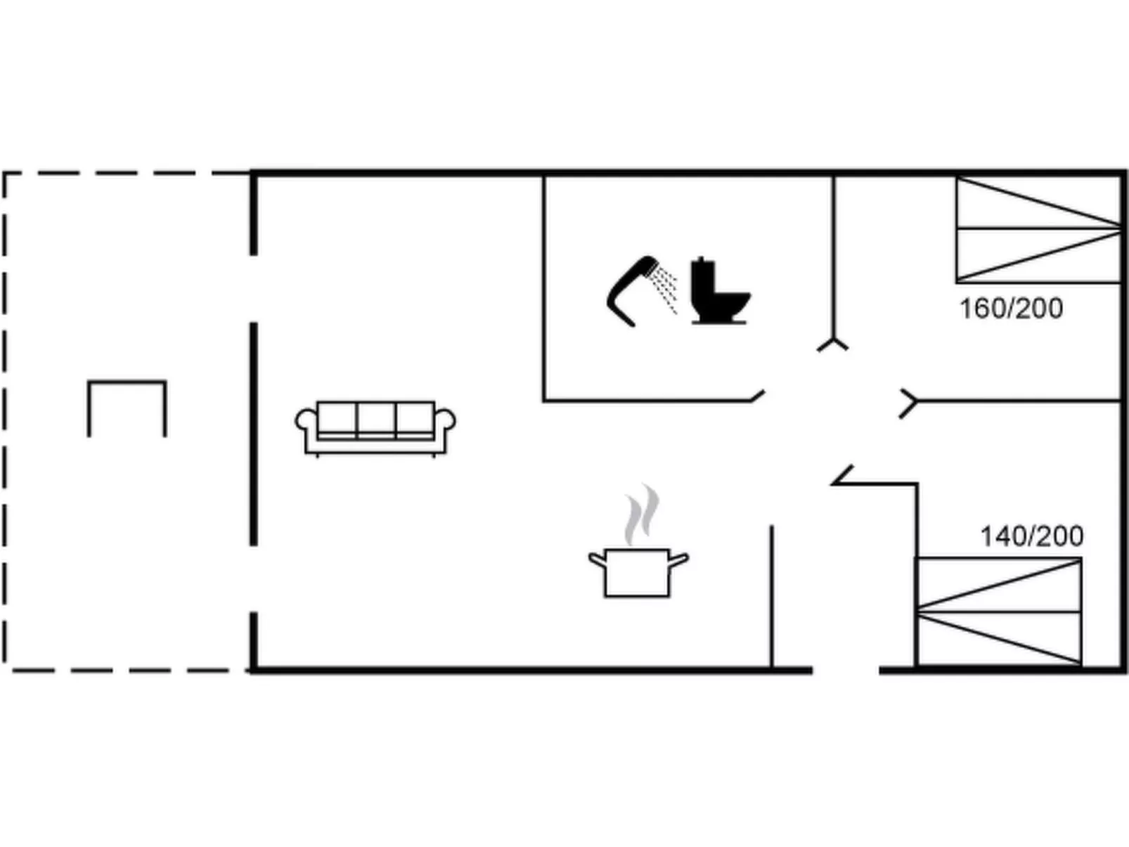 "Gunholm" - 150m from the sea