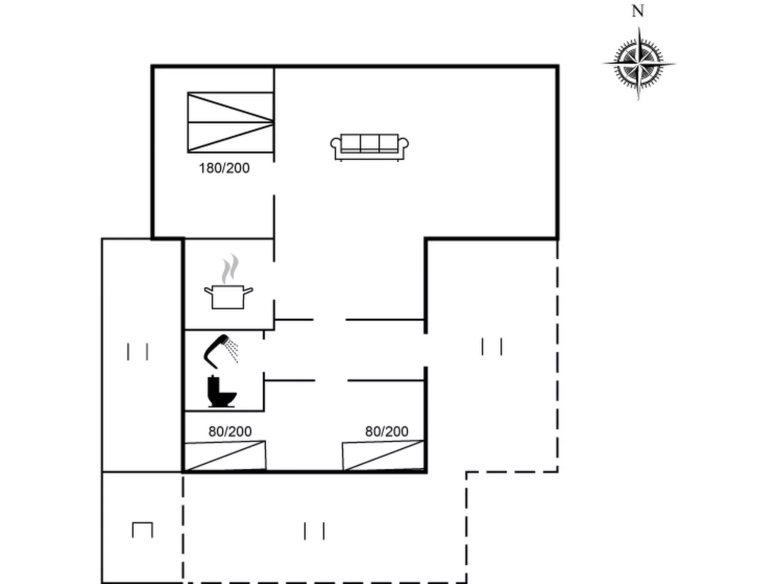 "Christin" - 275m from the sea