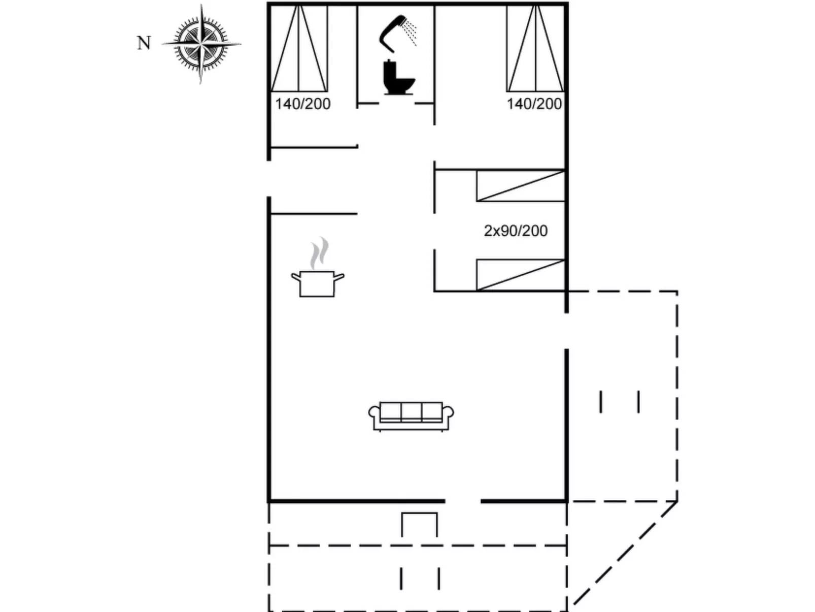 "Marta" - 1.5km from the sea