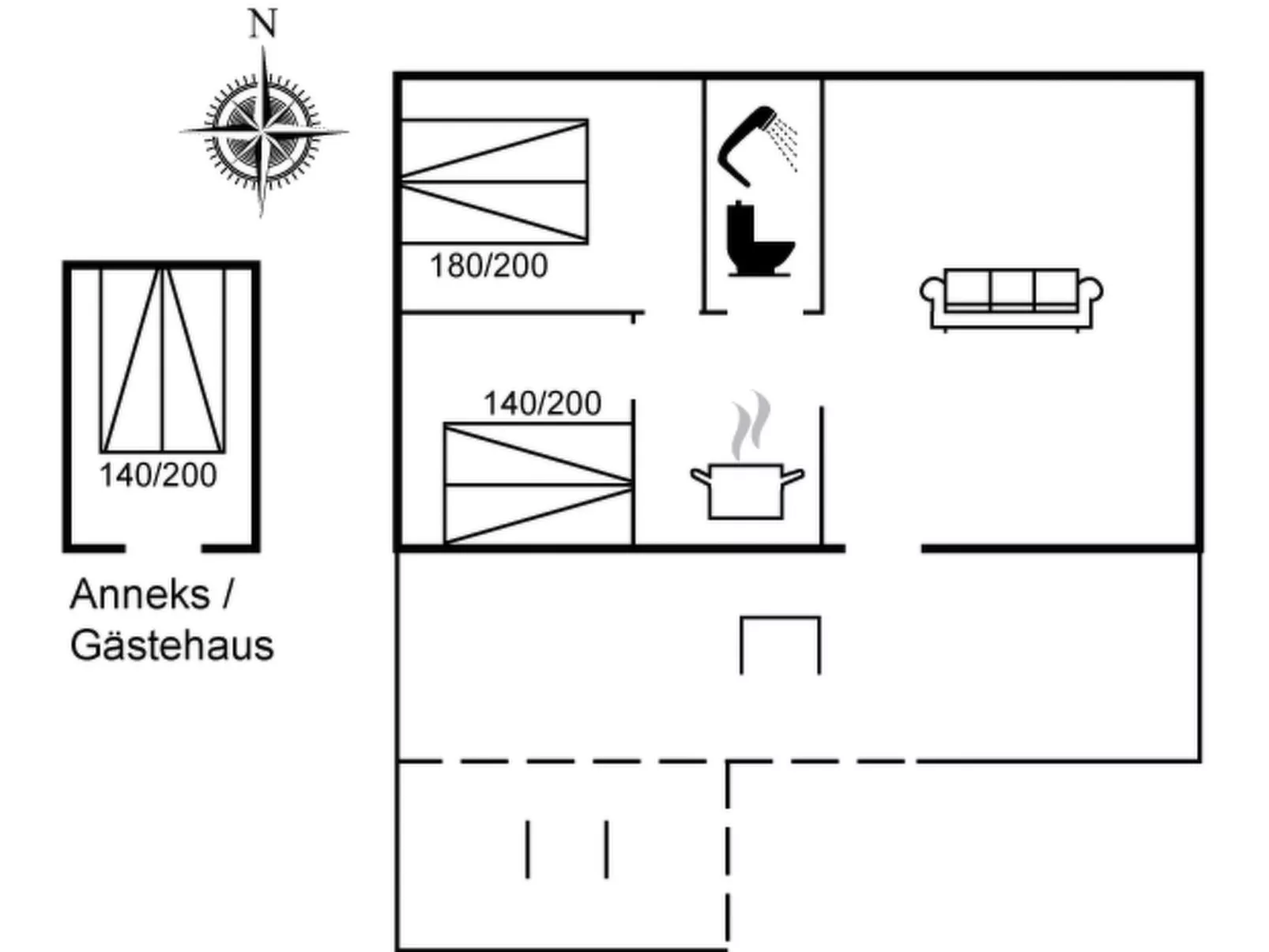"Hannelise" - 30km from the sea