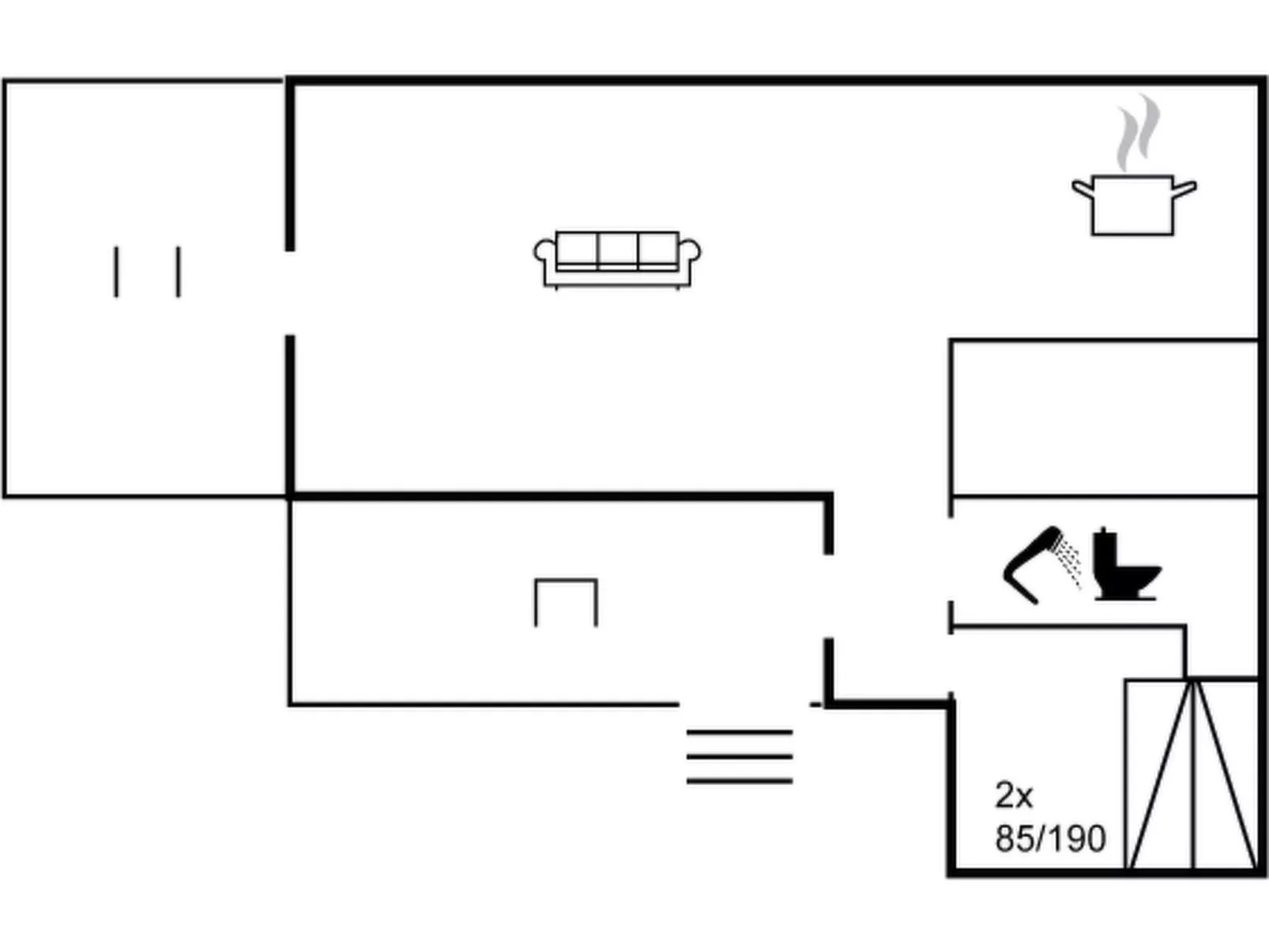 "Sybilla" - 700m from the sea
