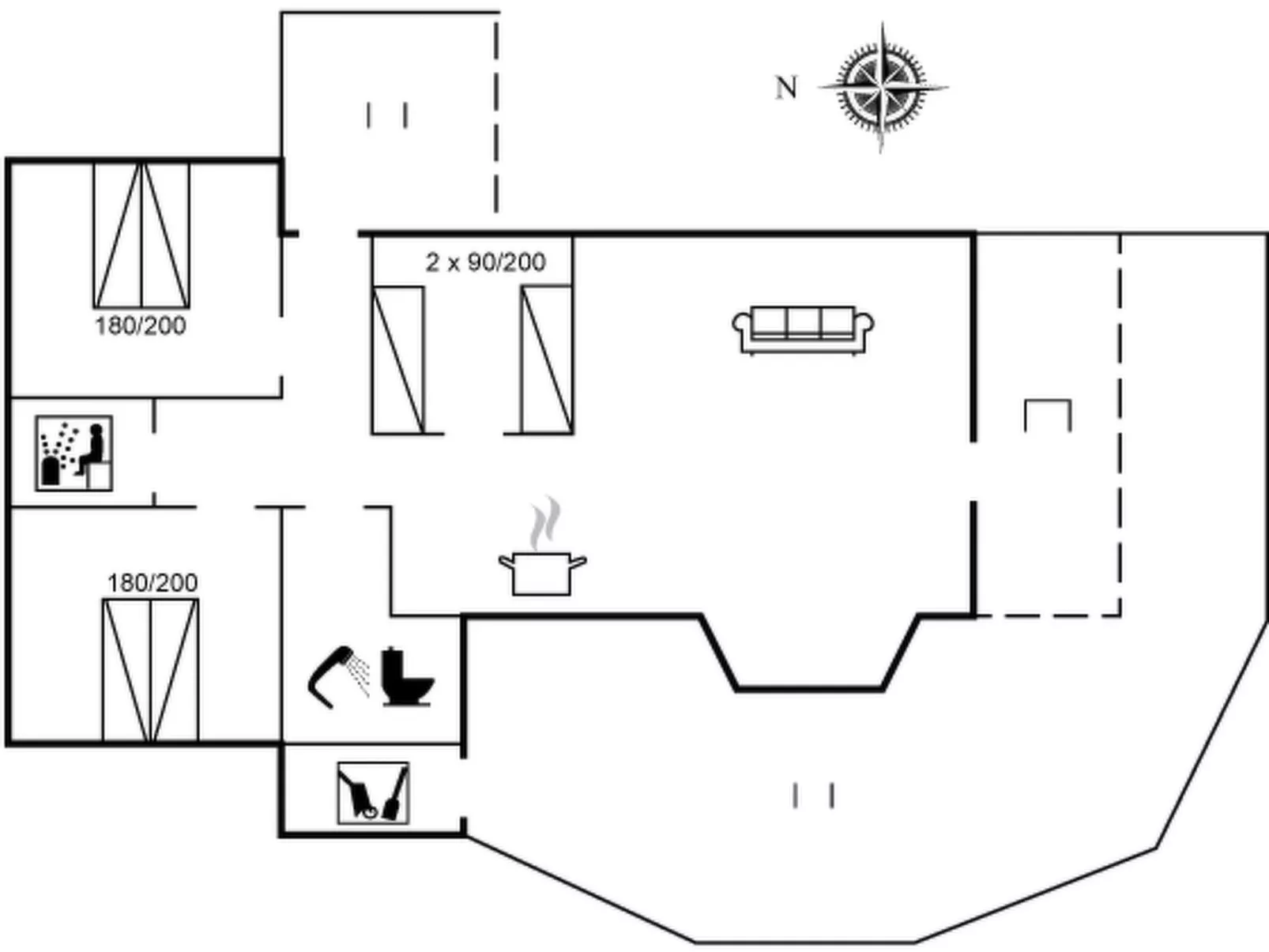 "Frudde" - 400m from the sea