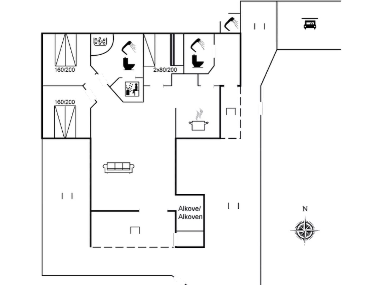 "Germaine" - 1.2km from the sea