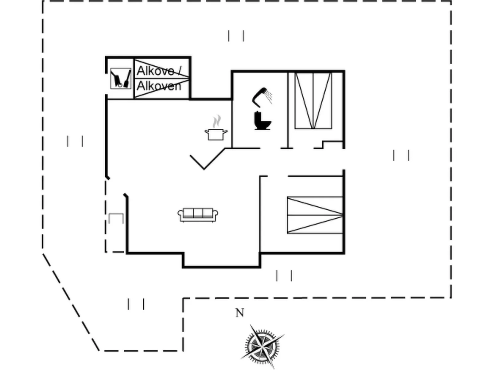 "Bjarni" - 239m from the sea