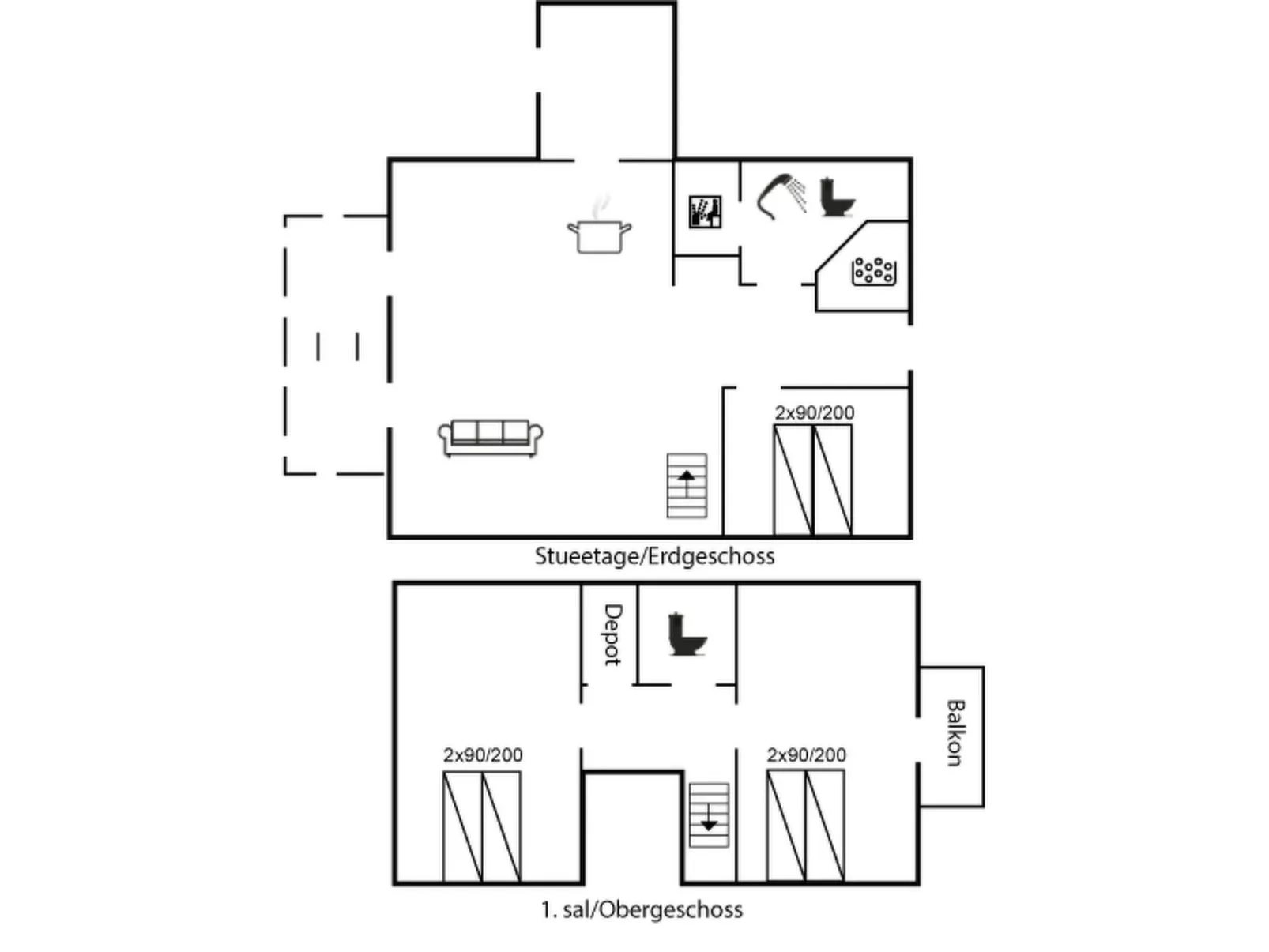 "Matleena" - 200m from the sea-Dedans