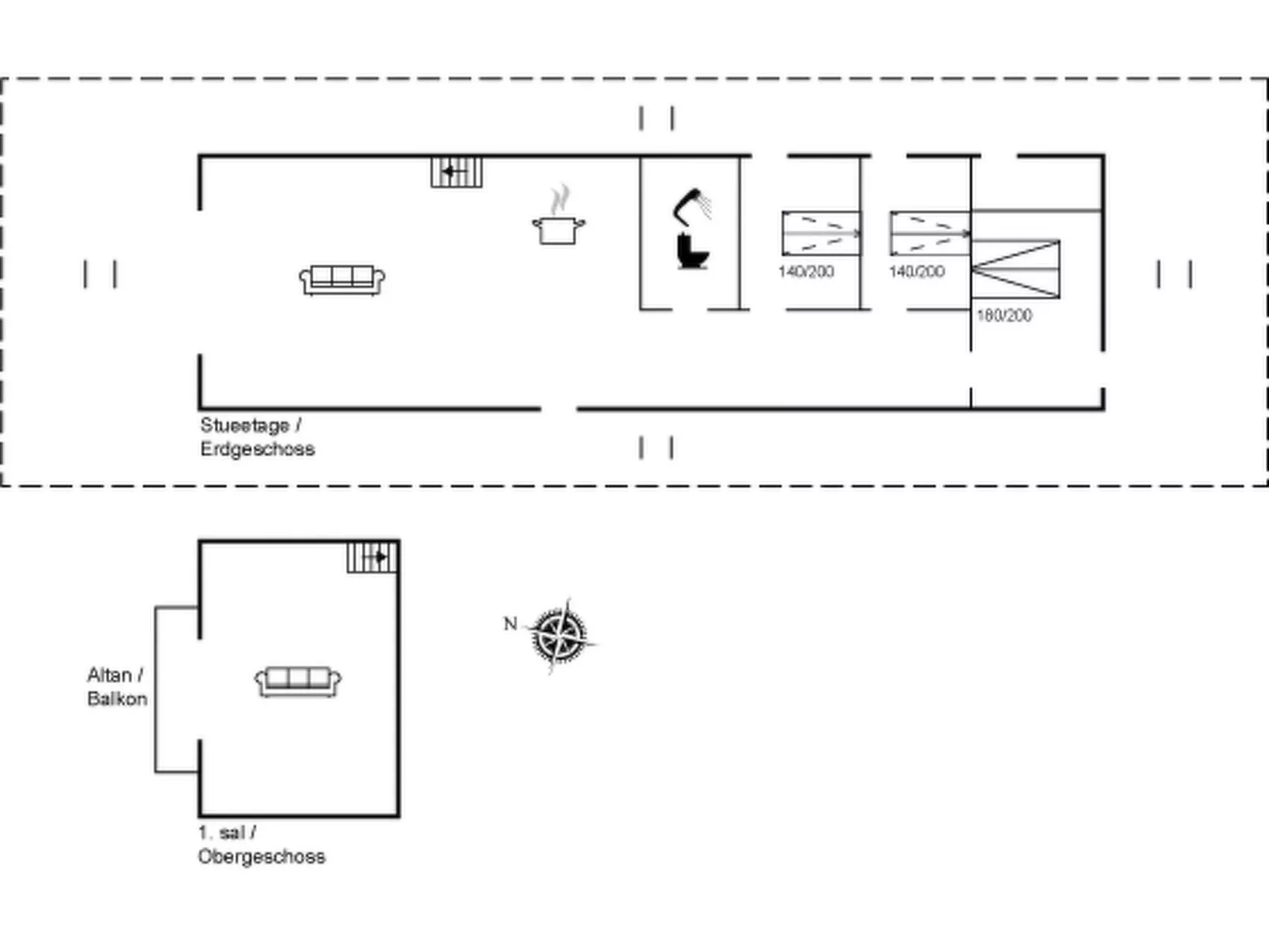"Anny" - 100m from the sea