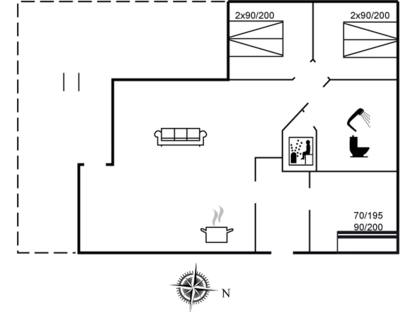 "Uma" - 400m from the sea