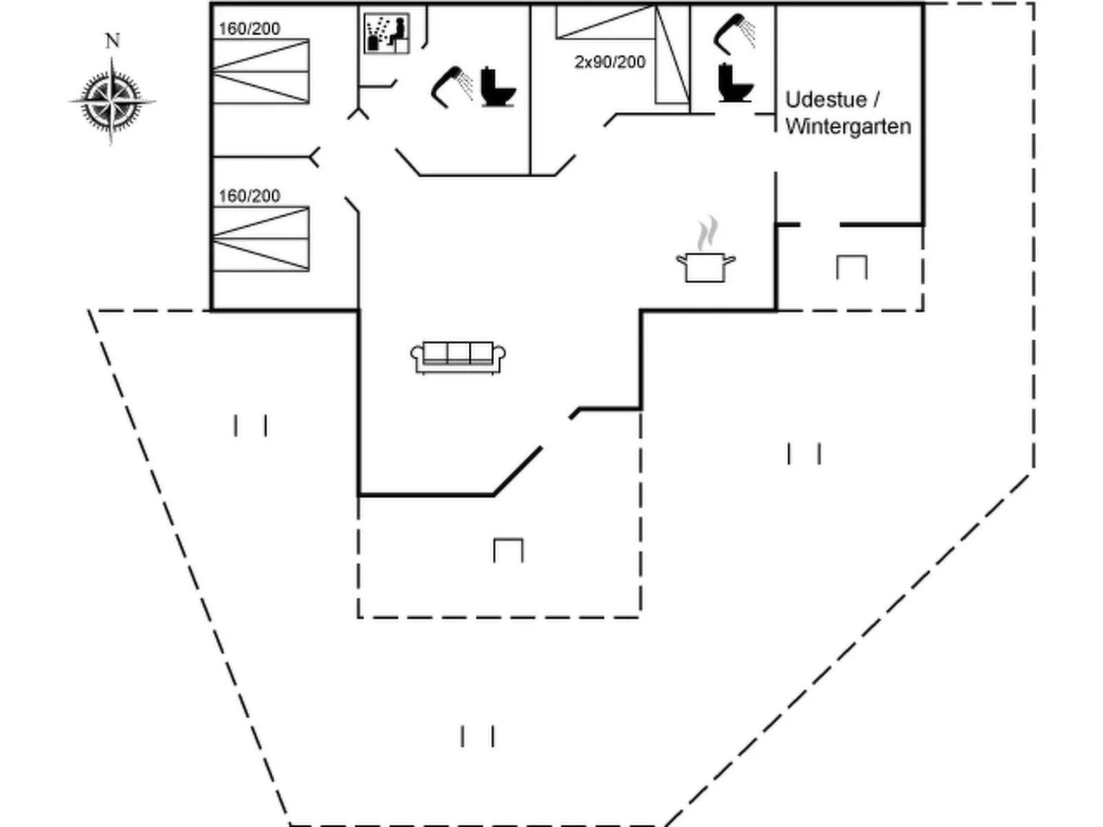 "Bara" - 600m from the sea