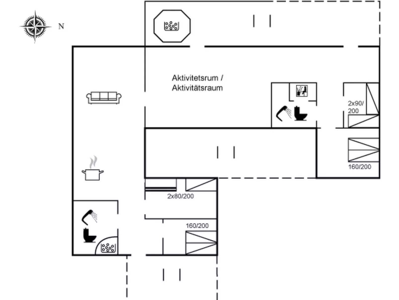 "Giesela" - 975m from the sea