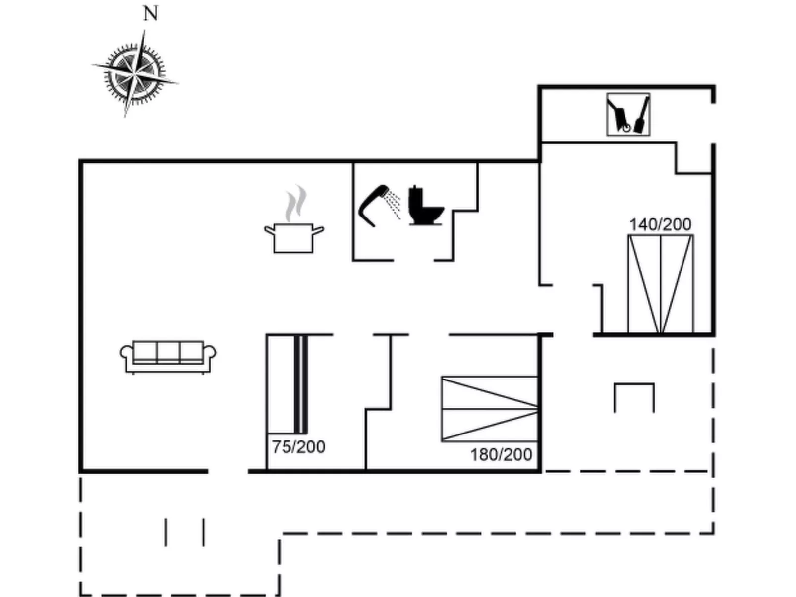 "Violeta" - 250m from the sea