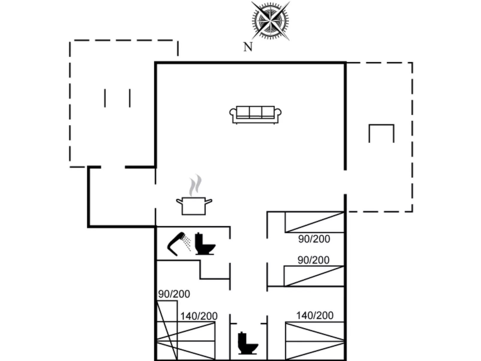 "Yanne" - 400m from the sea