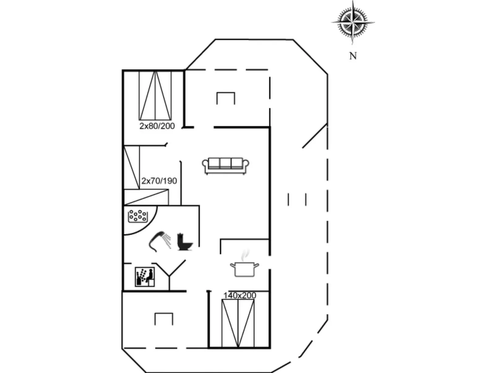 "Fejzo" - 700m to the fjord