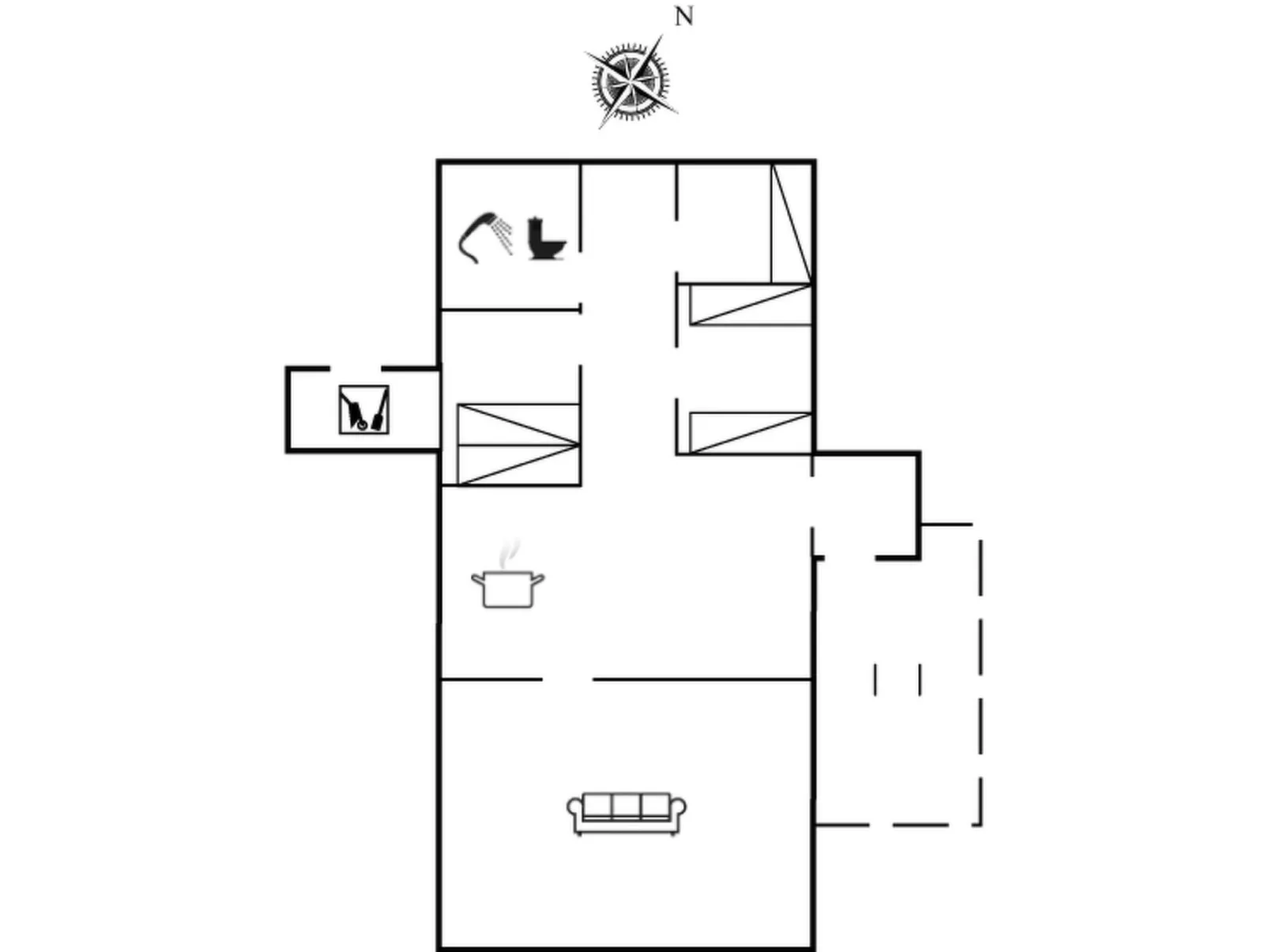 "Suki" - 650m from the sea