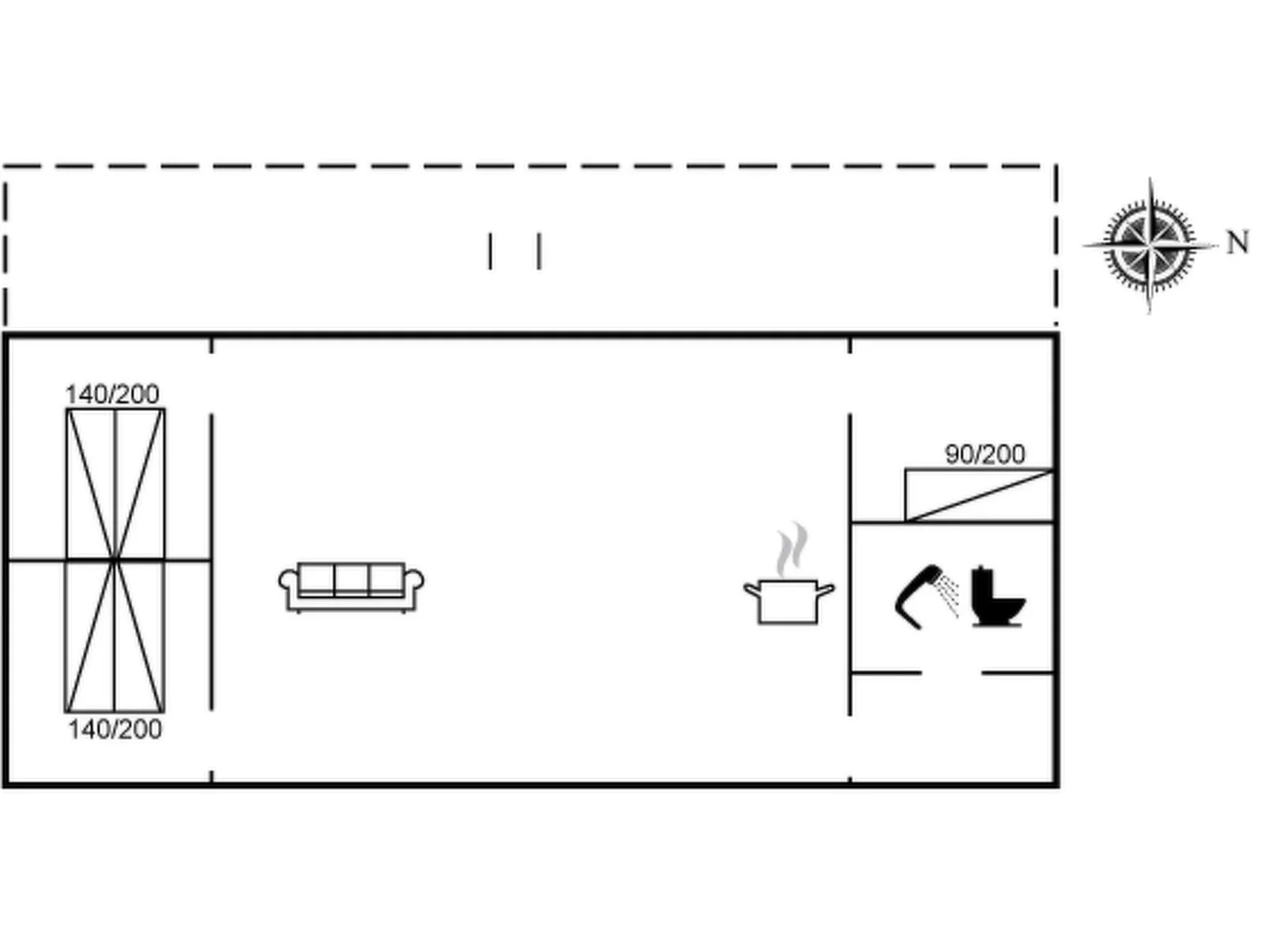 "Thure" - 1km from the sea