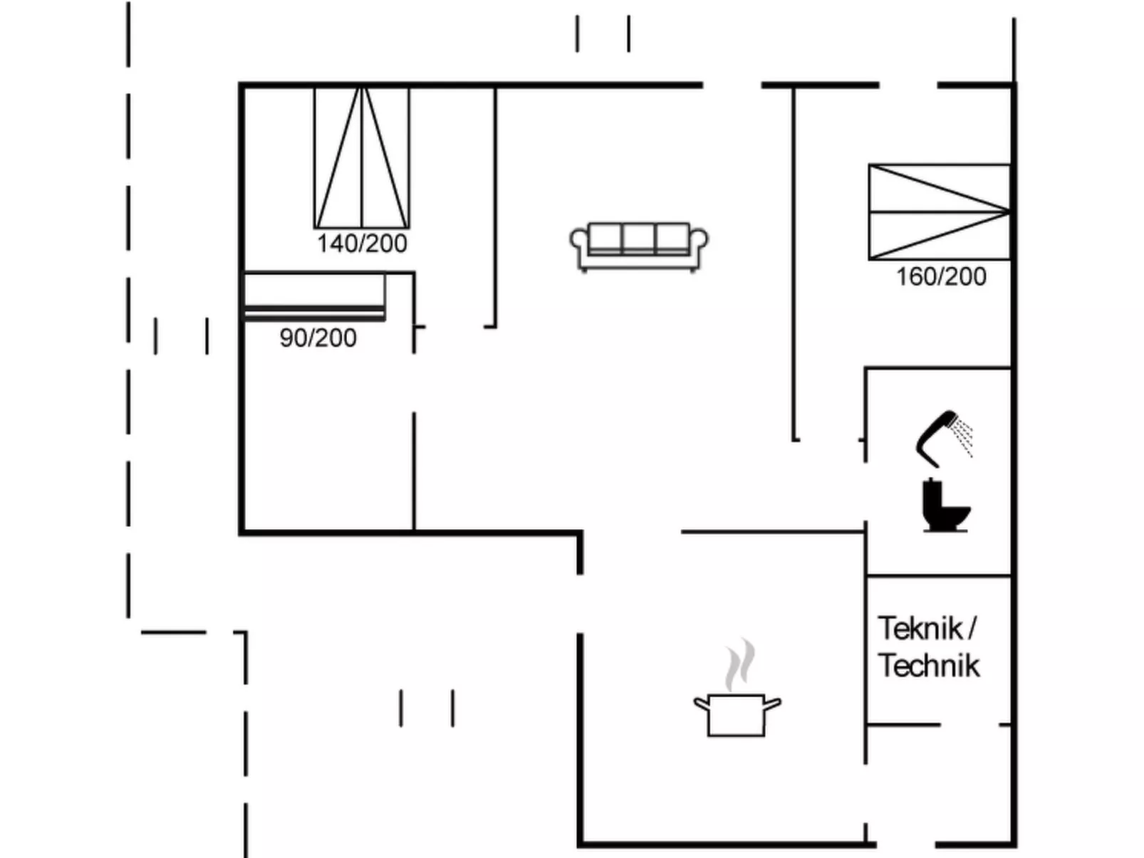"Mandana" - 10km to the fjord