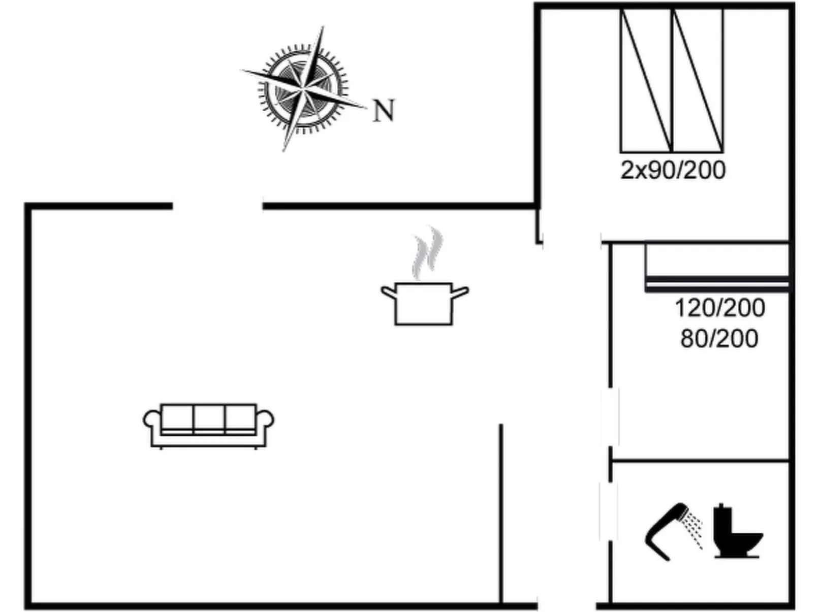 "Ilene" - 1km from the sea