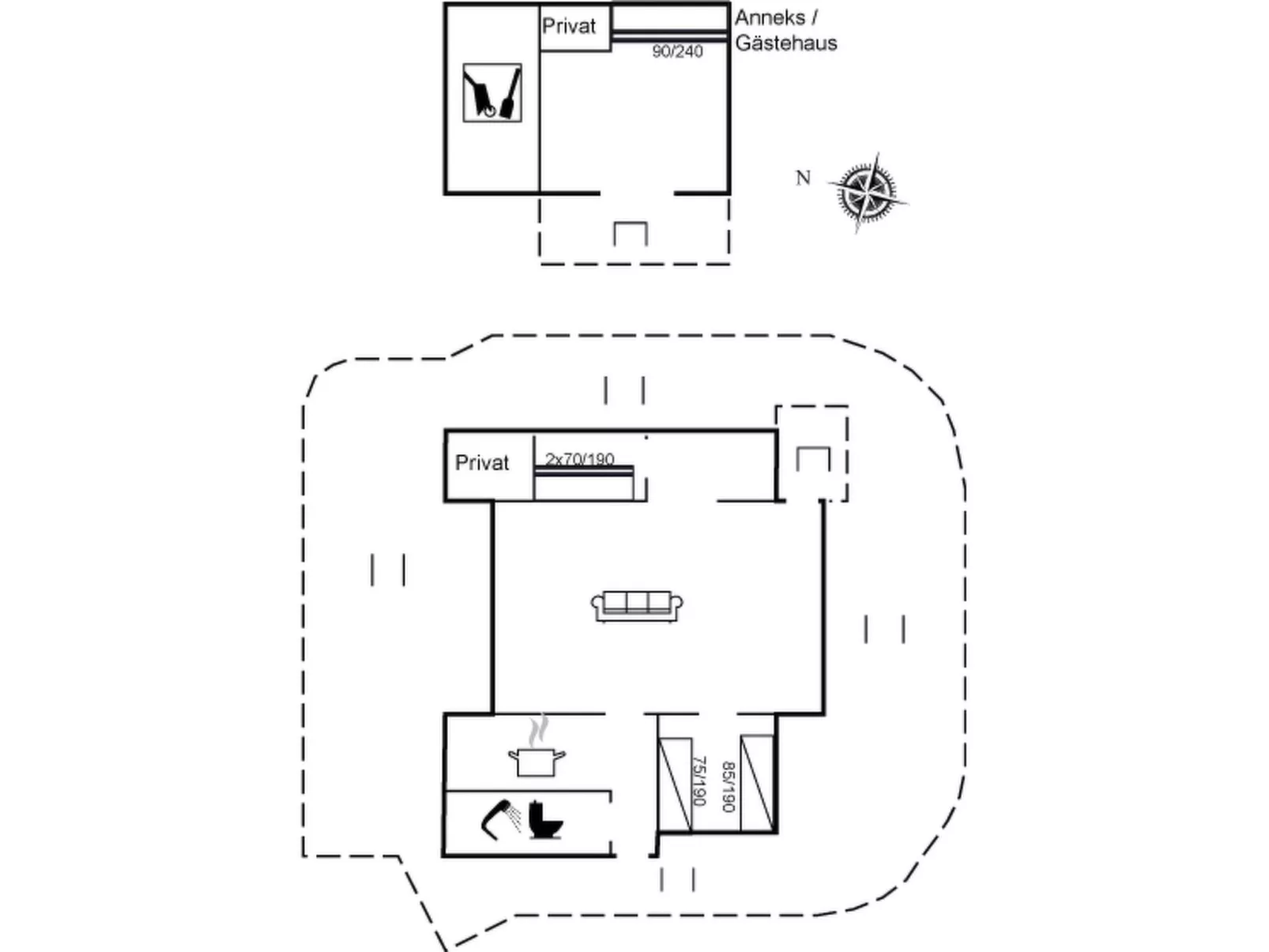 "Sander" - 800m from the sea