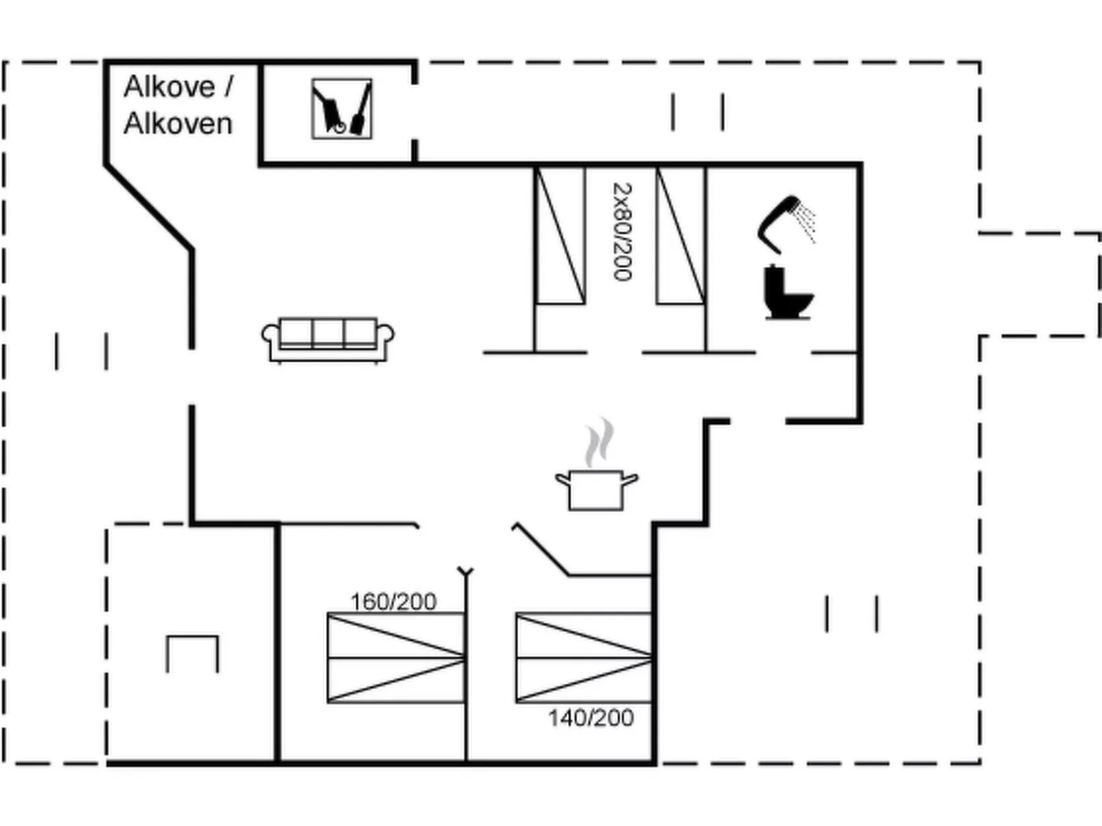 "Bole" - 400m from the sea