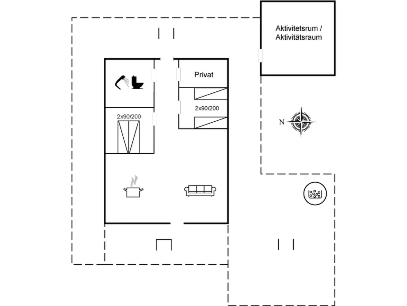 "Maik" - 1.5km from the sea