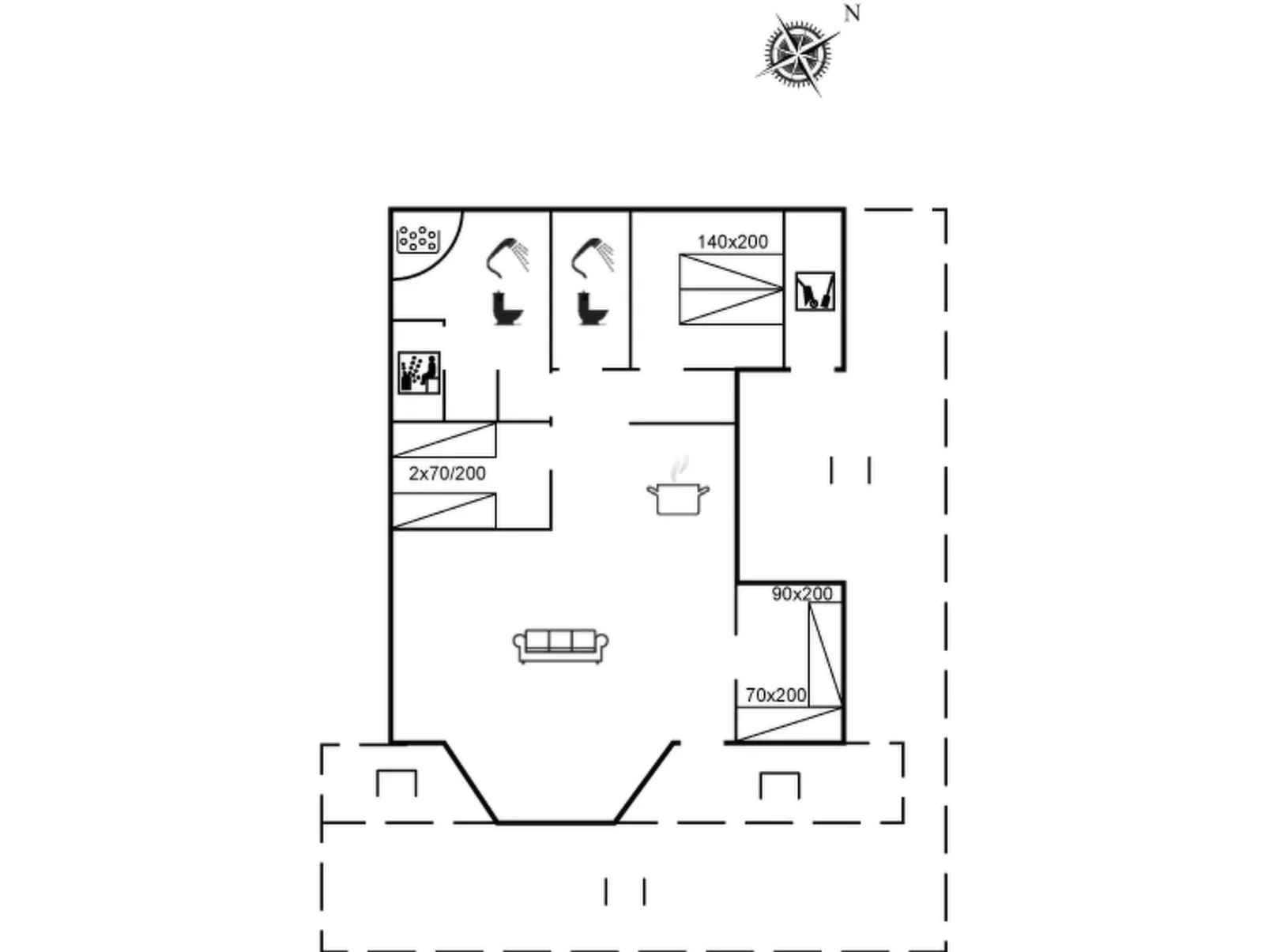 "Imka" - 900m from the sea