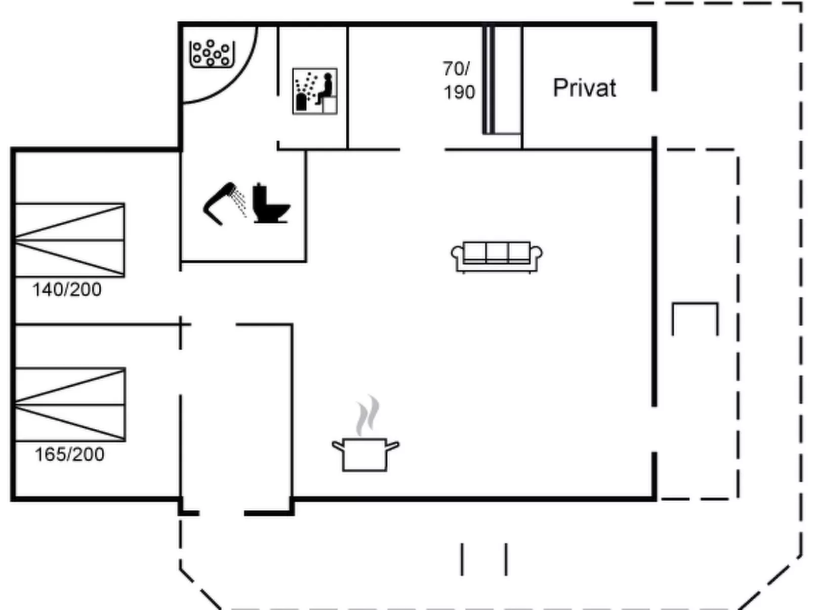 "Tayler" - 1.8km from the sea