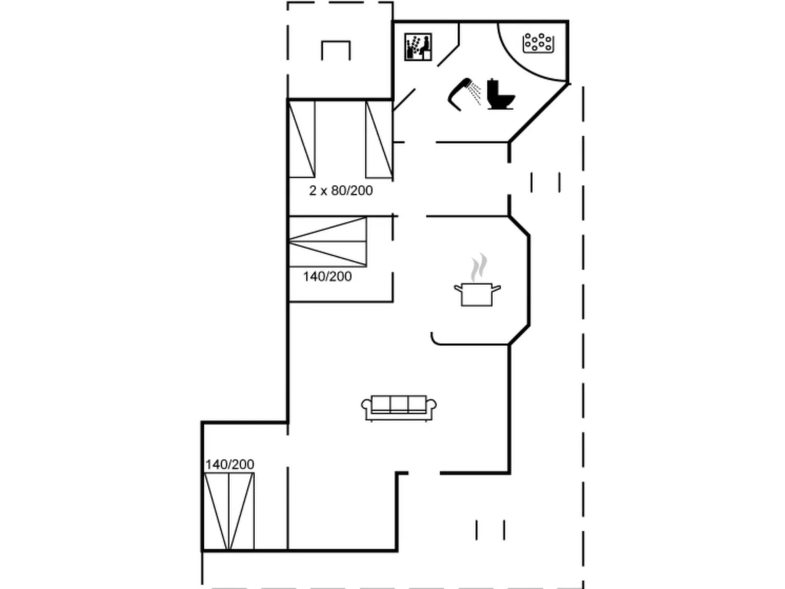 "Aasta" - 250m from the sea