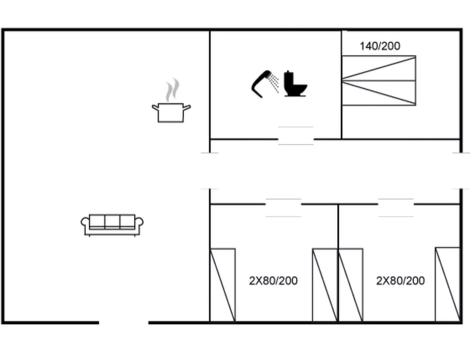 "Fjola" - 200m from the sea