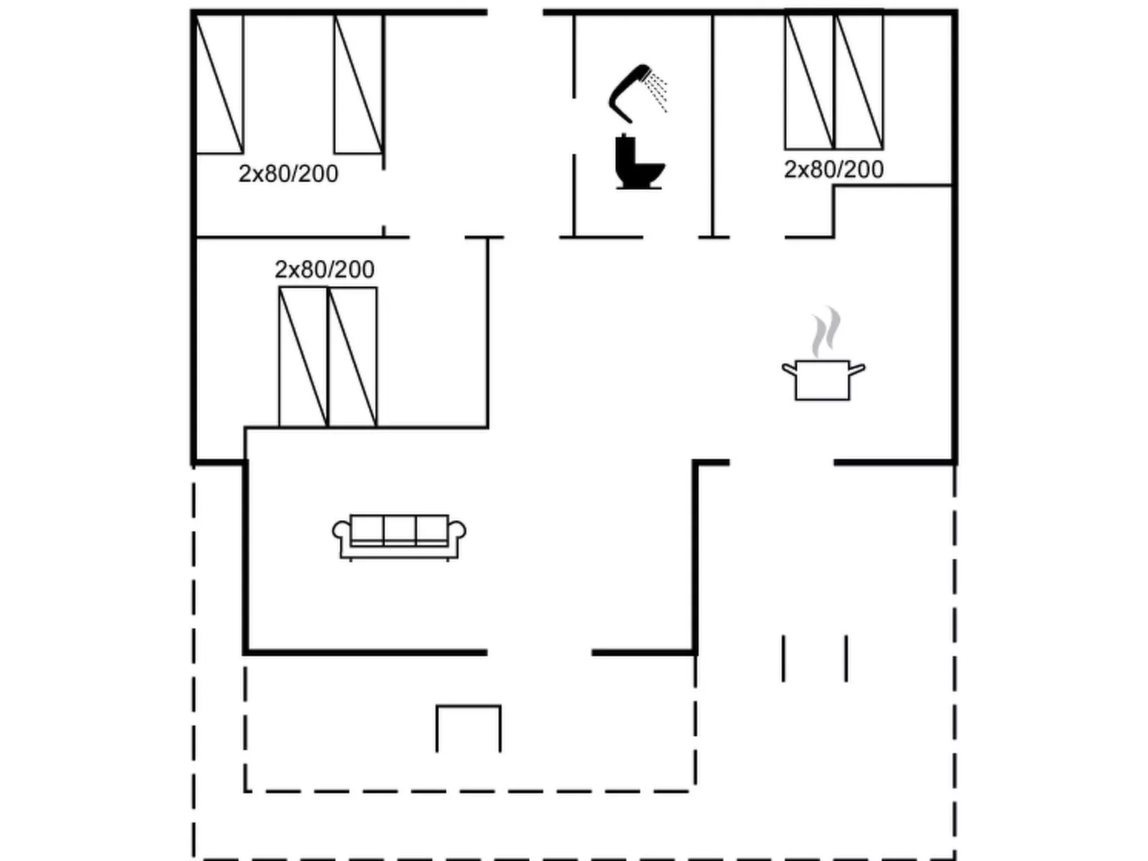 "Hathulf" - 700m from the sea