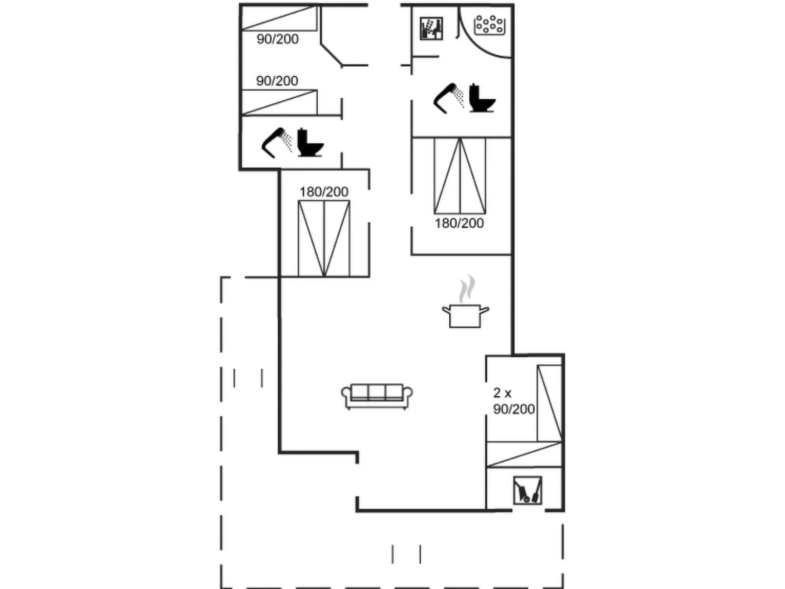 "Wreth" - 300m from the sea