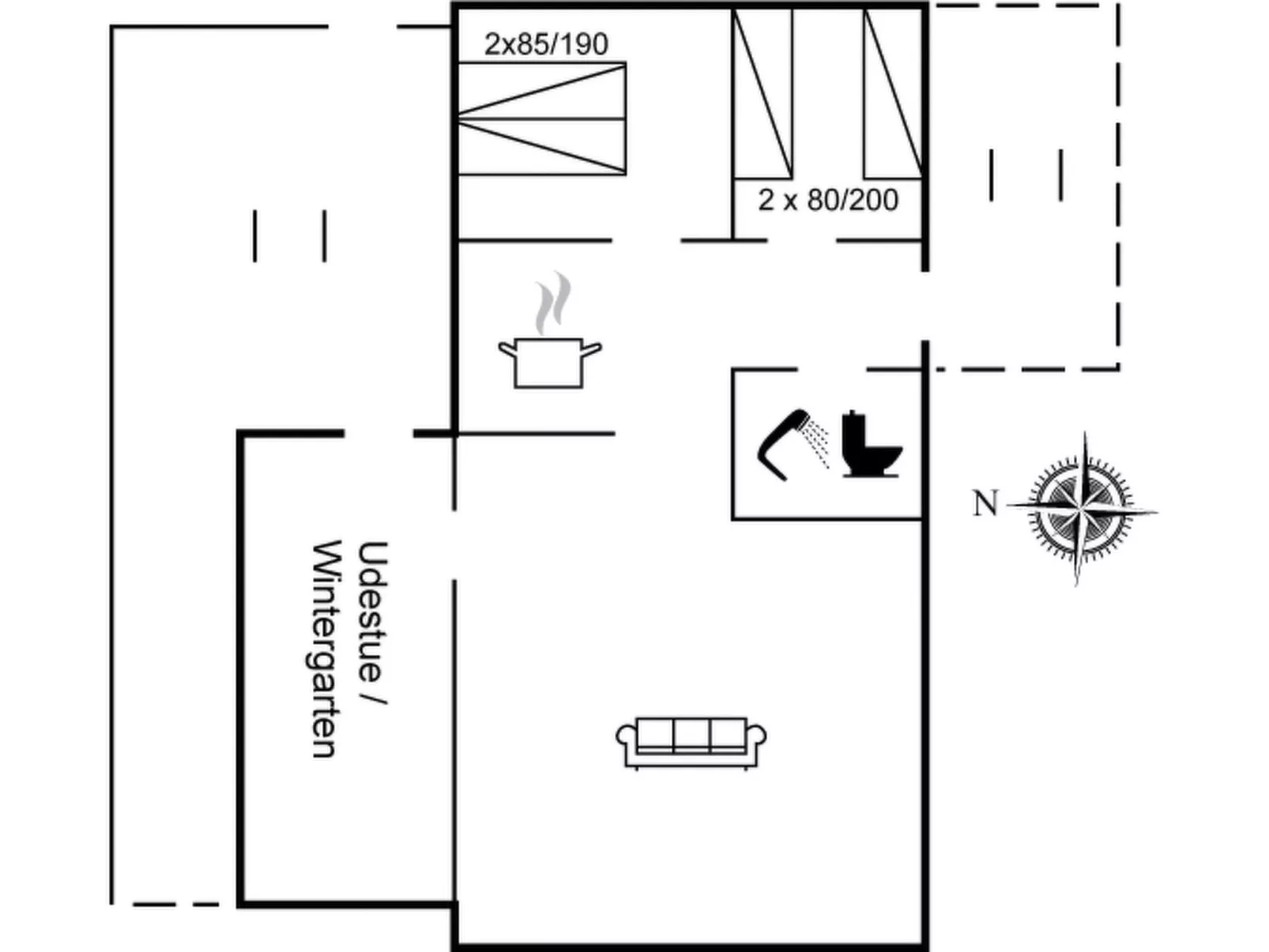 "Ellinor" - 300m from the sea