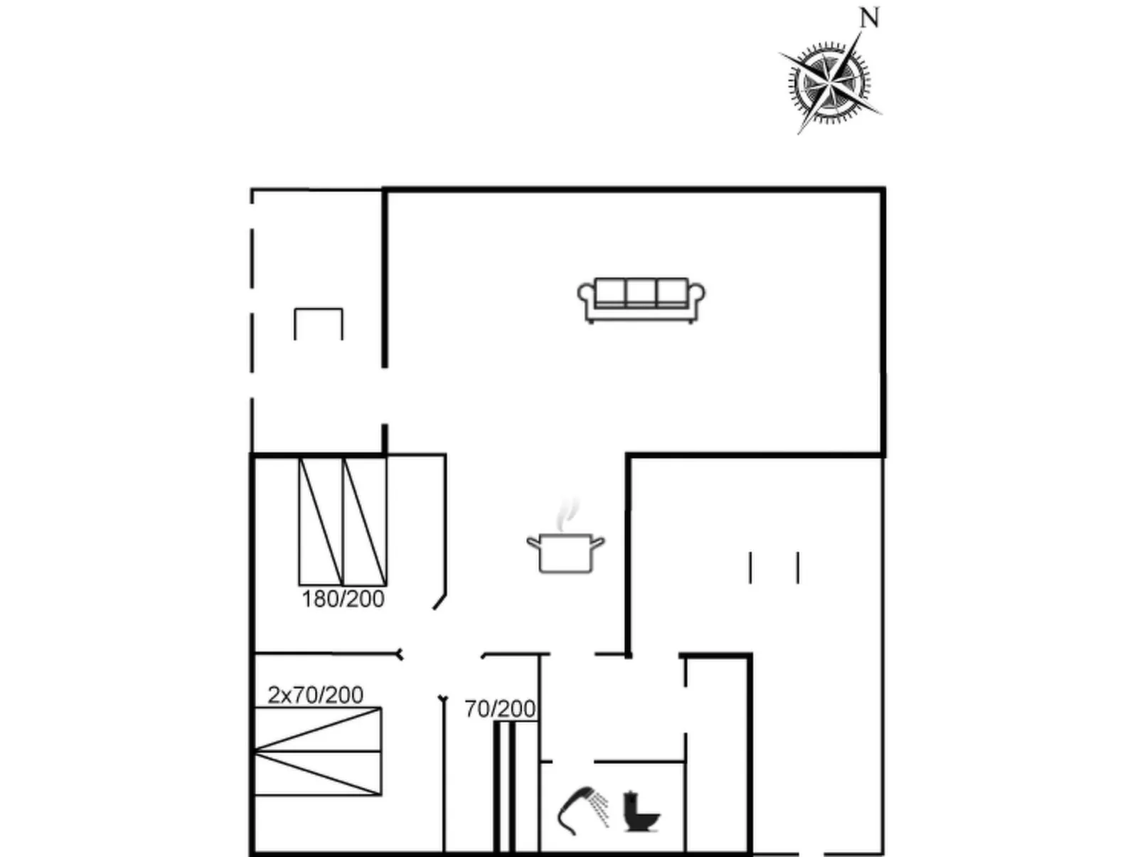 "Aghe" - 250m from the sea