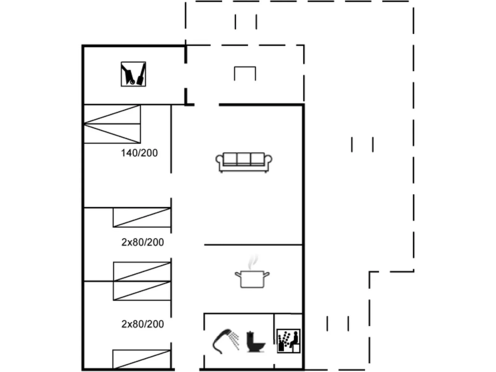 "Askatla" - 800m from the sea
