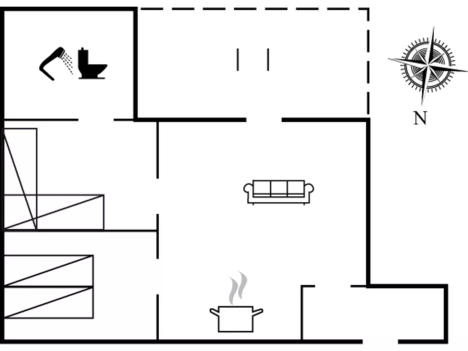 "Alfred" - 25m from the sea