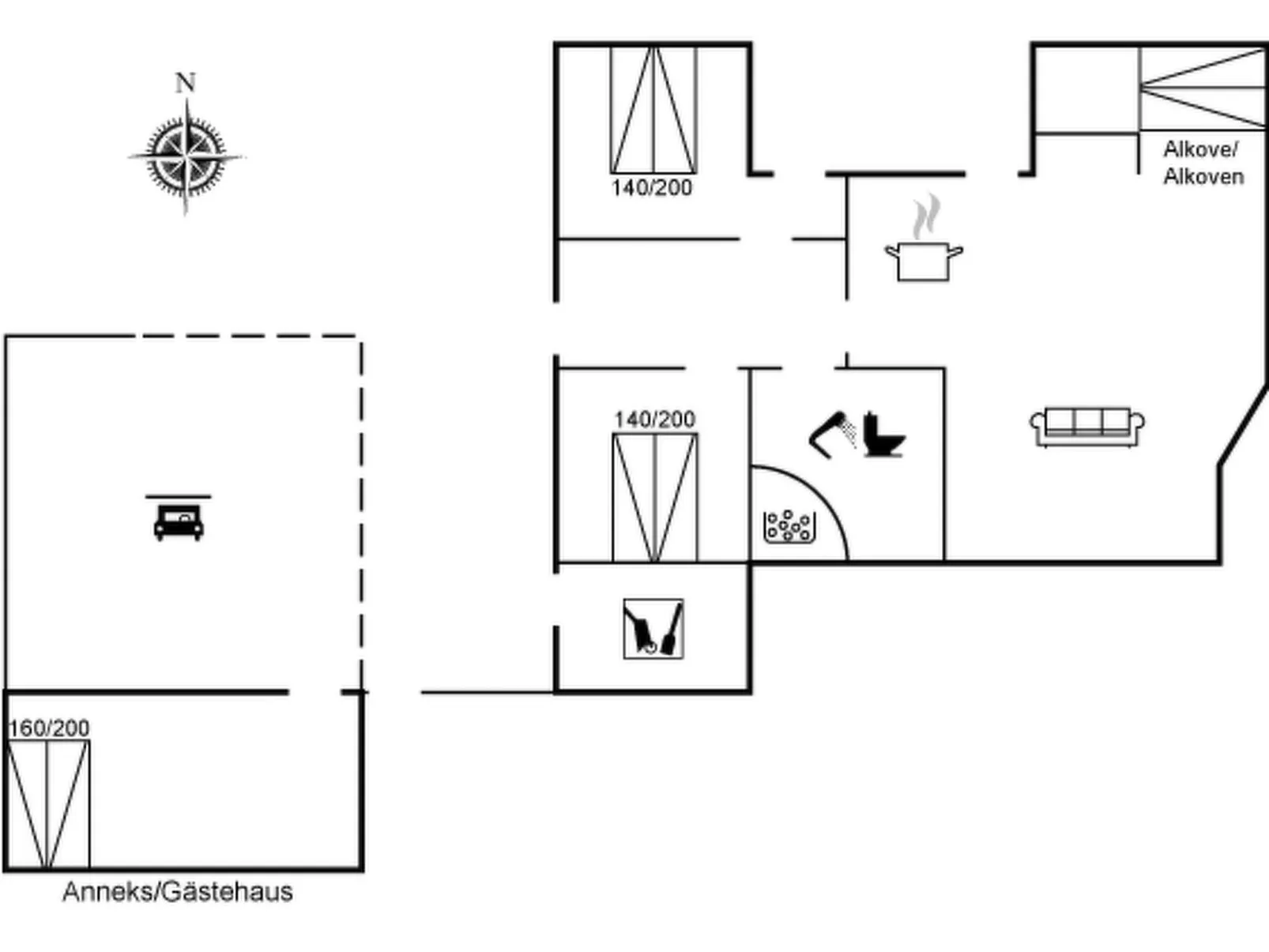 "Leeve" - 1.4km to the fjord