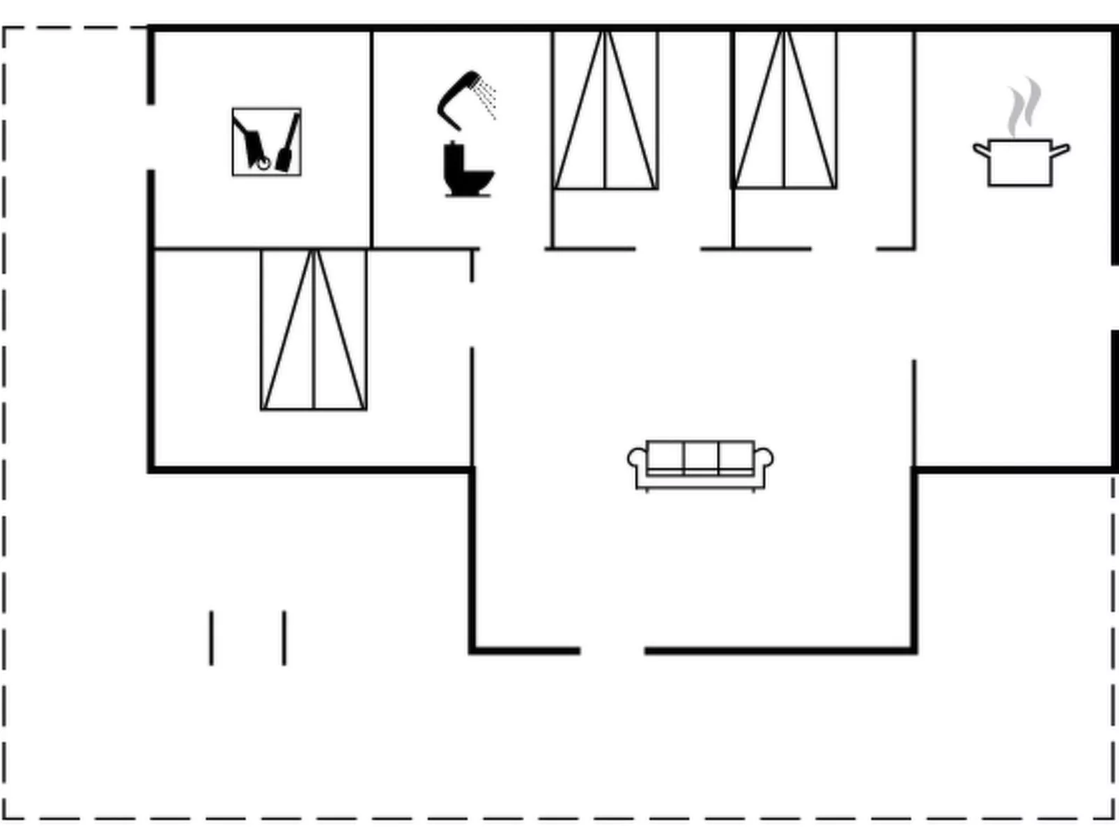 "Gunde" - 300m to the fjord