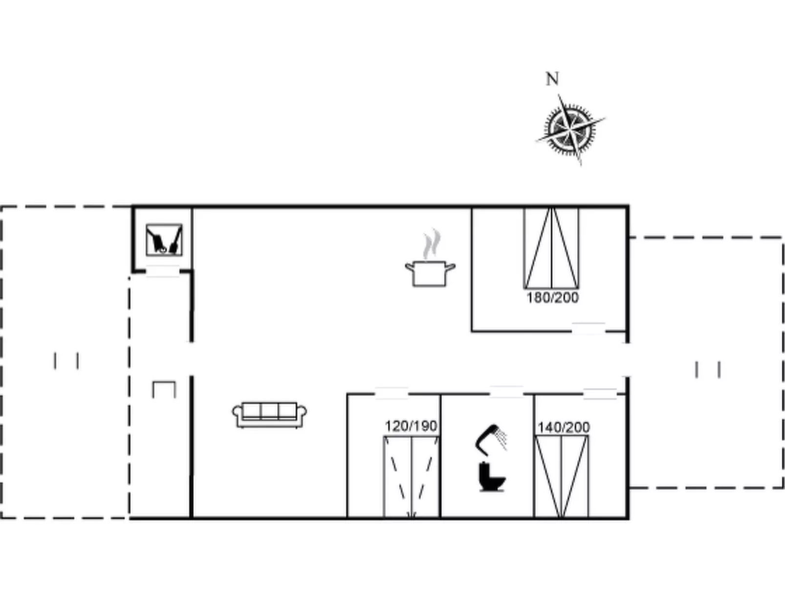 "Earline" - 900m to the fjord