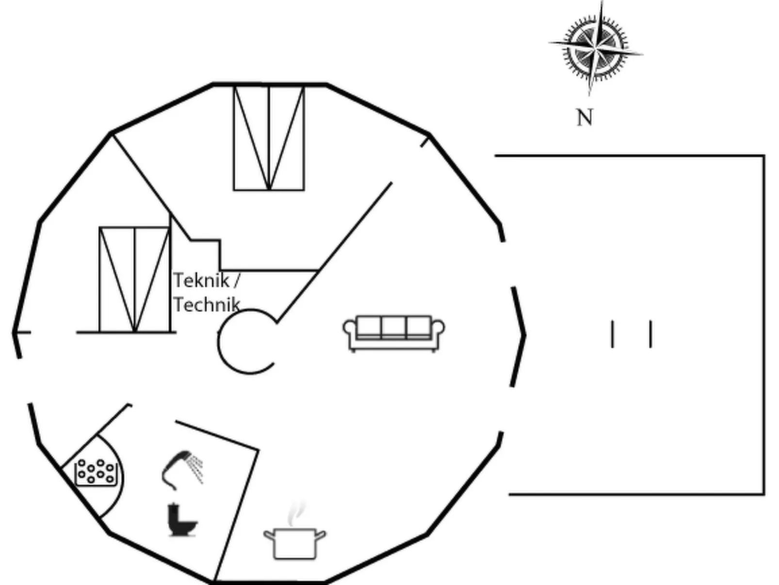 "Jani" - 25km from the sea