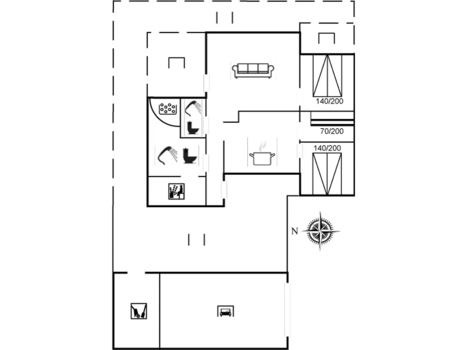 "Sigrid" - 400m from the sea