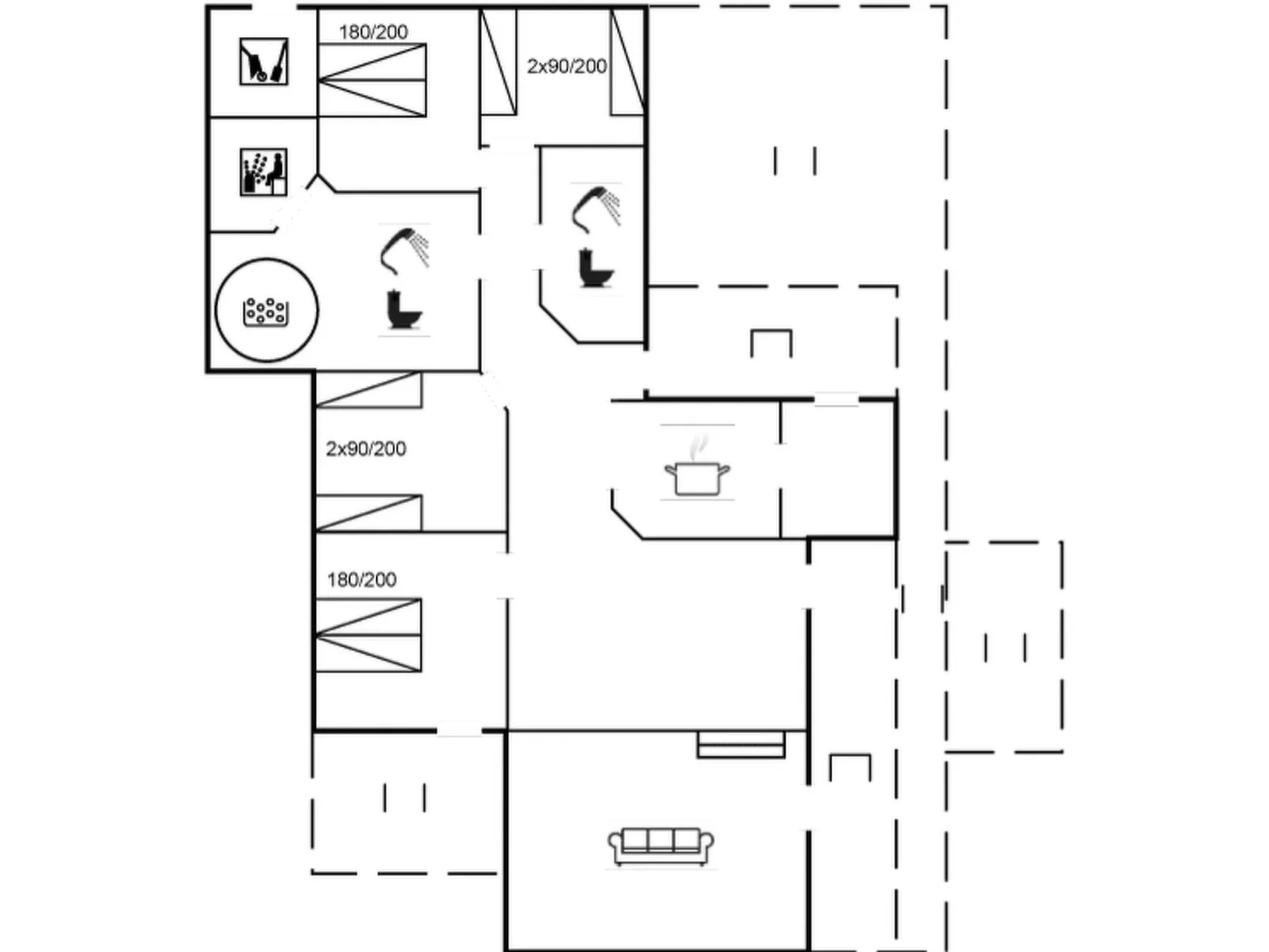 "Ritha" - 350m from the sea