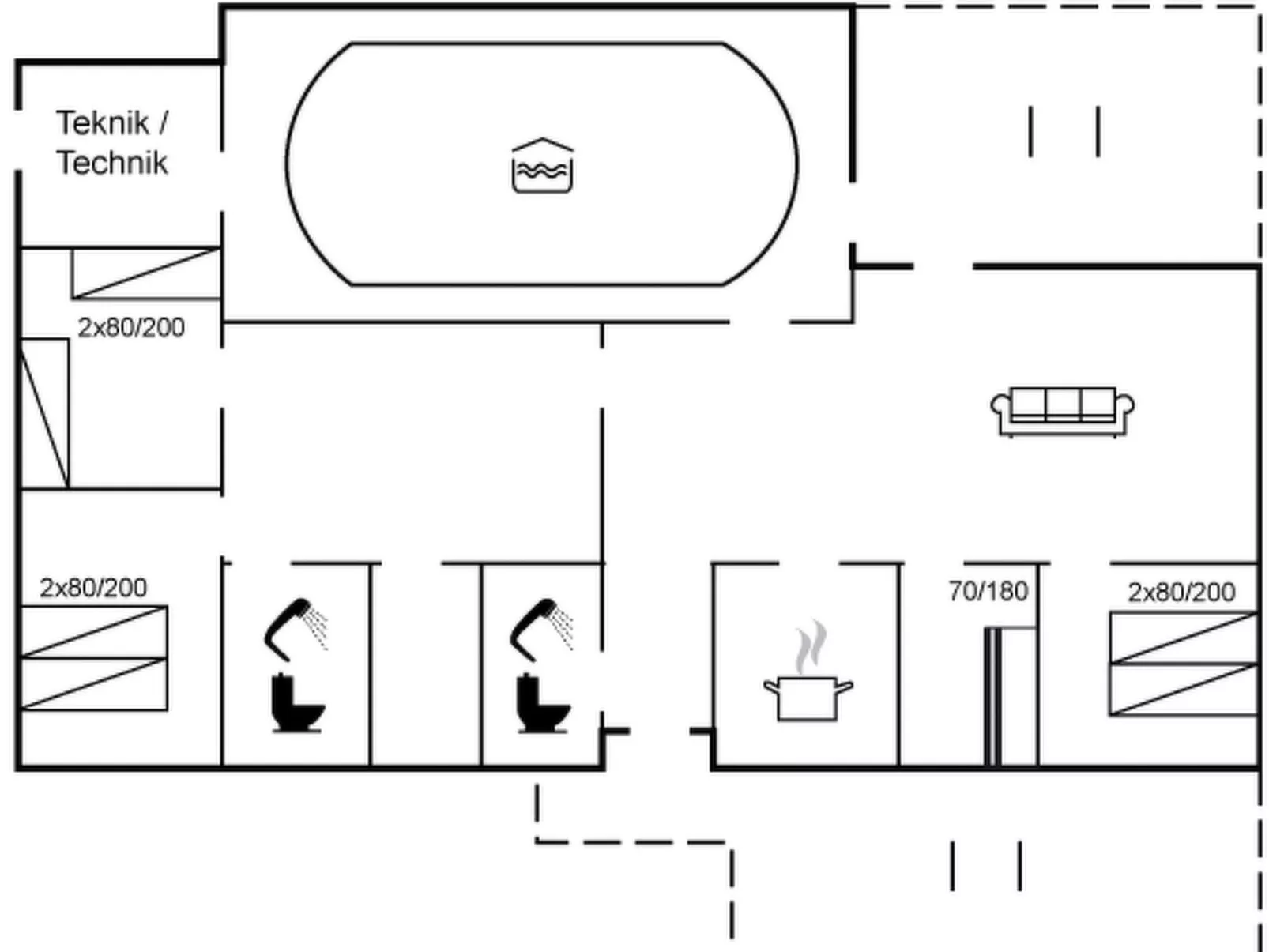 "Boris" - 250m from the sea