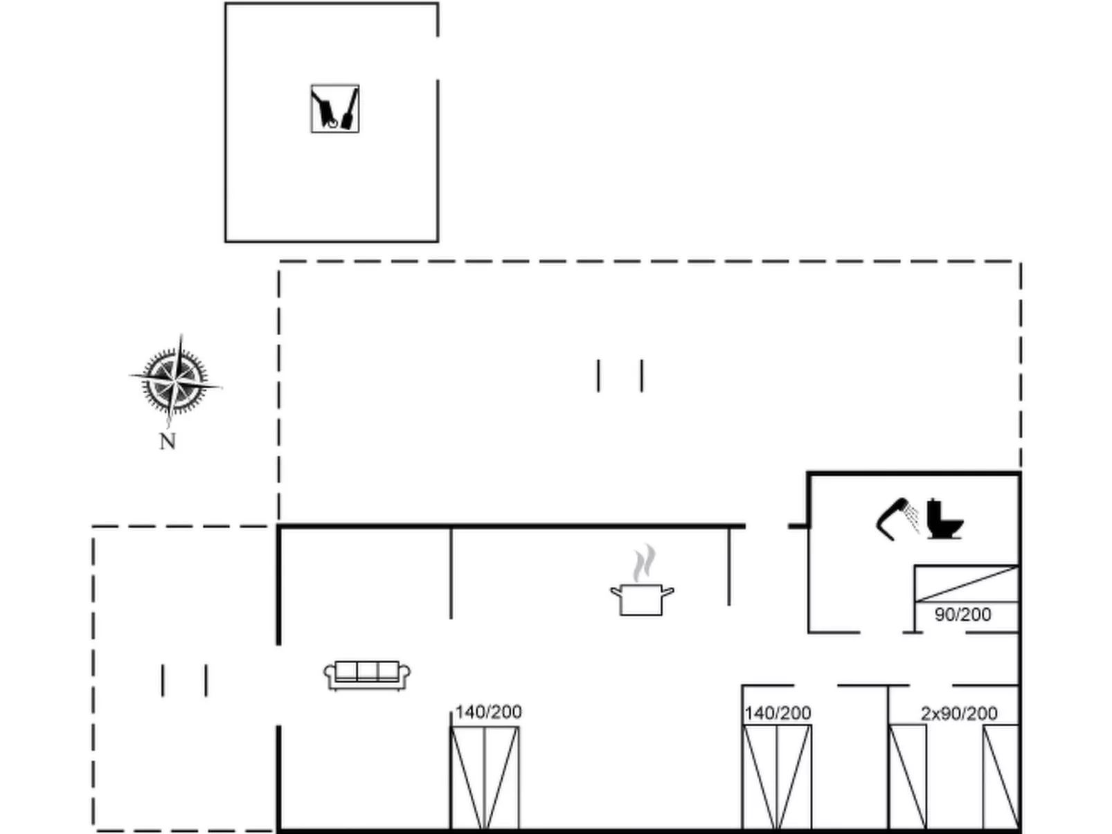"Thorsten" - 500m from the sea