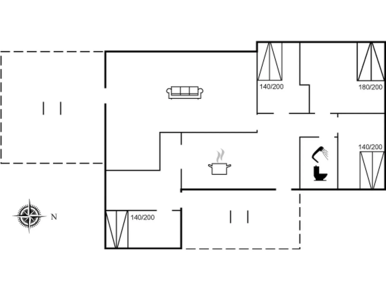 "Falk" - 900m from the sea