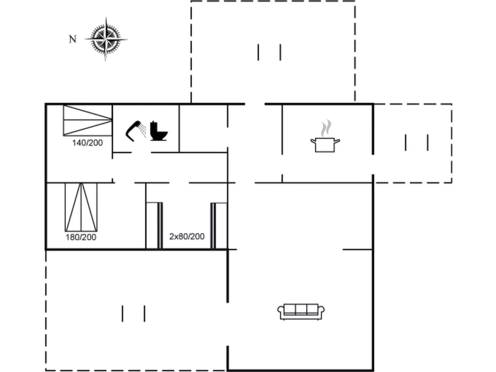 "Peadda" - 900m from the sea