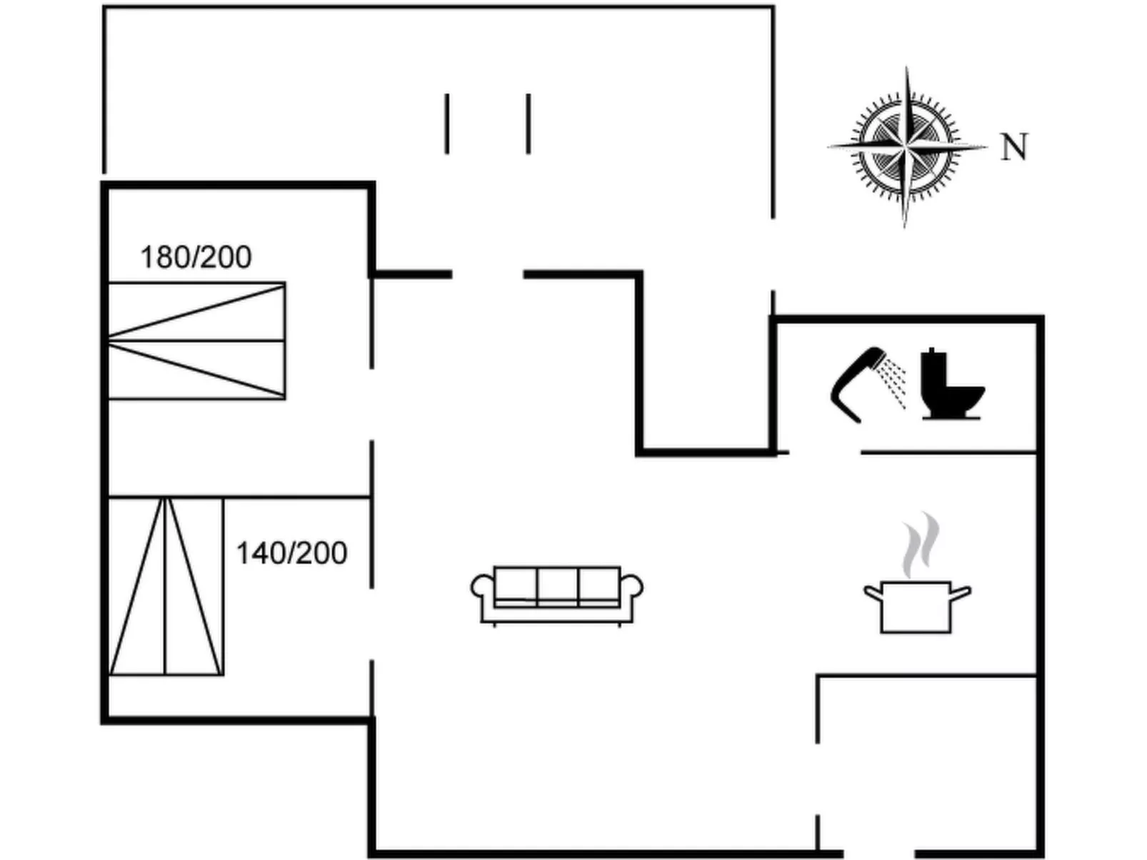 "Thorgny" - 900m from the sea